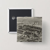 Laconia Car Company Vierkante Button 5,1 Cm (Voorkant /achterkant)