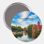 Laconia, New Hampshire, schilderachtig landschap Magneet (Voorkant / Achterkant)