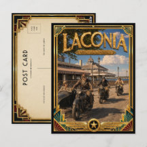 Laconia New Hampshire Vintage Art Deco Gouden Tijd