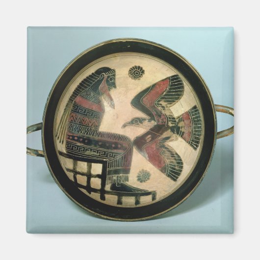 Laconische beker met afbeelding van Zeus en de ade Magneet (Voorkant)