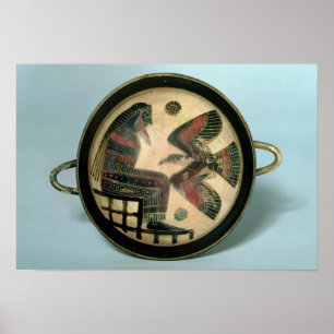 Laconische beker met afbeelding van Zeus en de ade Poster