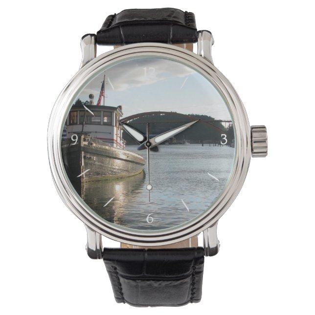 LaConner sleepboot Horloge (Voorkant)