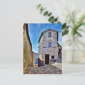 Lacoste City beroemde straat in Frankrijk Europa Briefkaart (Staand voorkant)