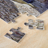 Lacoste City beroemde straat in Frankrijk Europa Legpuzzel (Zijkant)