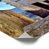 Lacoste City beroemde straat in Frankrijk Europa Poster (Hoek)