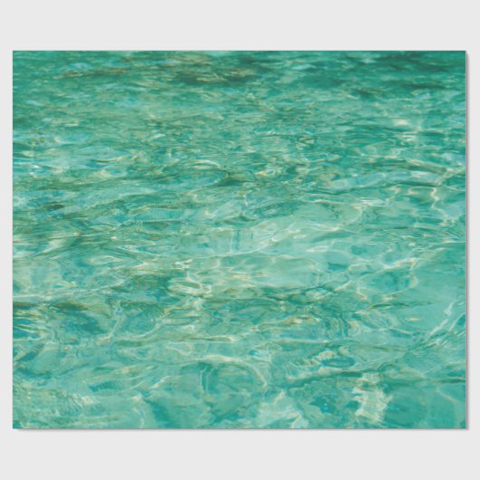 Lacquer zee wateroceaan cadeaupapier (Vlak)