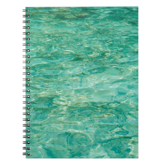 Lacquer zee wateroceaan notitieboek (Voorkant)