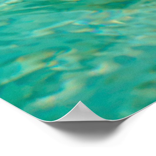 Lacquer zee wateroceaan poster (Hoek)