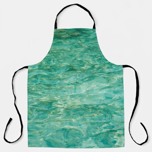 Lacquer zee wateroceaan schort (Voorkant)