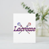 Lacrosse2 Briefkaart (Staand voorkant)