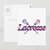 Lacrosse2 Briefkaart (Voorkant / Achterkant)