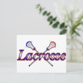 Lacrosse2 Briefkaart (Staand voorkant)