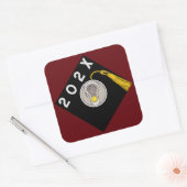 Lacrosse 2025 vierkante sticker (Envelop)