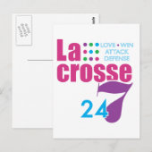 Lacrosse 24/7 briefkaart (Voorkant / Achterkant)