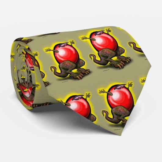 Lacrosse a Saurus Rex Stropdas (Opgerold)