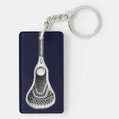 Lacrosse Aandenken Acrylaat Sleutelhanger (achterkant)