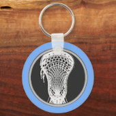 Lacrosse Aandenken Geschenk Sleutelhanger (Achterkant)