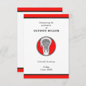Lacrosse Afstuderen Aankondiging (Voorkant / Achterkant)