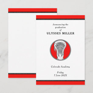 Lacrosse Afstuderen Aankondiging