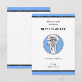 Lacrosse Afstuderen Aankondiging (Voorkant / Achterkant)