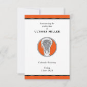 Lacrosse Afstuderen Aankondiging (Voorkant)