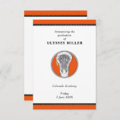 Lacrosse Afstuderen Aankondiging (Voorkant / Achterkant)