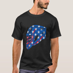 Lacrosse American Flag Lax Helmet Stick 4t T-shirt