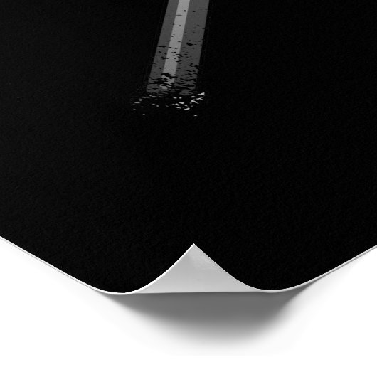 Lacrosse American vlag Lax Helmet en Stick Poster (Hoek)