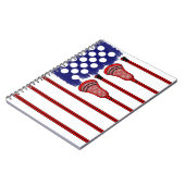 Lacrosse Americas Game Notitieboek (Linkerzijde)