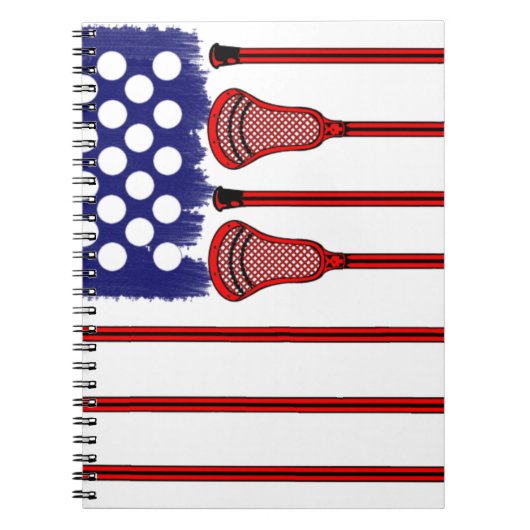 Lacrosse Americas Game Notitieboek (Voorkant)