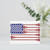Lacrosse AmericasGame Briefkaart (Staand voorkant)