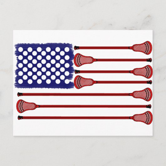 Lacrosse AmericasGame Briefkaart (Voorkant)