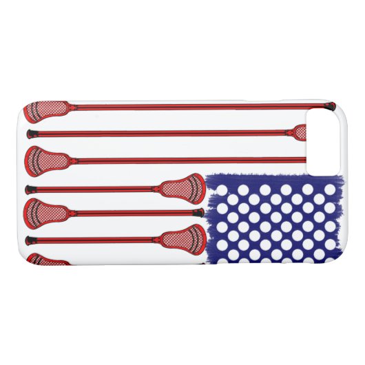 Lacrosse AmericasGame Case-Mate iPhone Case (Achterkant (Horizontaal))