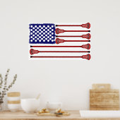Lacrosse AmericasGame Poster (Keuken)