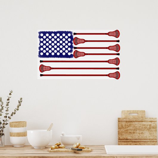 Lacrosse AmericasGame Poster (Keuken)