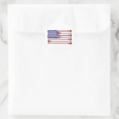 Lacrosse AmericasGame Ronde Sticker (Tas)