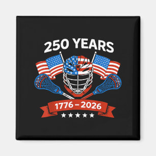 Lacrosse Amerikaanse Vlag Lax Helm Sticks 4 juli Magneet