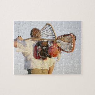Lacrosse apparatuur legpuzzel