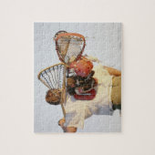 Lacrosse apparatuur legpuzzel (Verticaal)