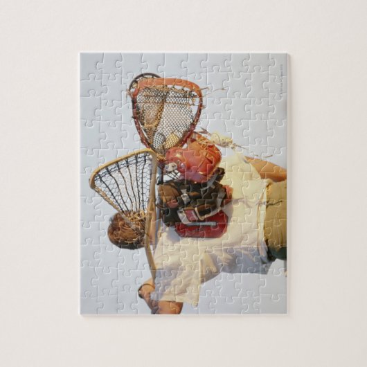 Lacrosse apparatuur legpuzzel (Verticaal)