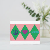 Lacrosse Argyle Briefkaart (Staand voorkant)
