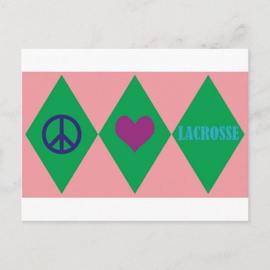 Lacrosse Argyle Briefkaart (Voorkant)