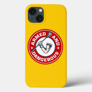 Lacrosse Armed en Dangerous iPhone 6 hoesje