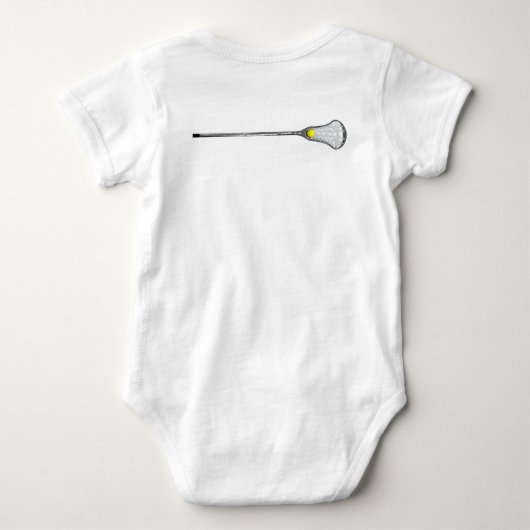 Lacrosse Baby T-Shirt (Achterkant)