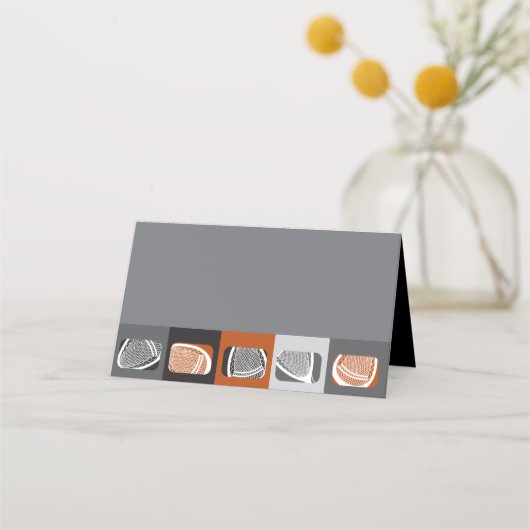 LACROSSE Bar Bat Mitzvah Seating Table Escort Card Plaatskaartje (Achterkant)