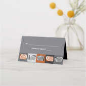 LACROSSE Bar Bat Mitzvah Seating Table Escort Card Plaatskaartje (Voorkant)