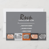 LACROSSE Bar Mitzvah Invitation Reply Kaart (Voorkant)