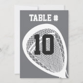 LACROSSE Bar Mitzvah TAFEL ZITPLAATSEN KAART (Voorkant)