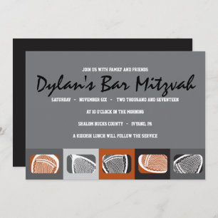 LACROSSE Bar Mitzvah Uitnodiging