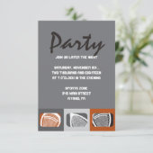 LACROSSE Bar Mitzvah Uitnodigingskaart Kaart (Staand voorkant)